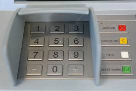 ATM keypad